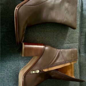 Franco Sarto Chocolate Heeled Boots
